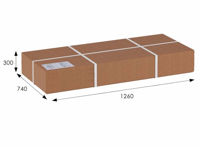 Диван-скамья Массив мягкая экокожа крем, каркас орех