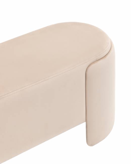 Банкетка Taks велюр молочный