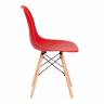 Стул CINDY (EAMES) (mod. 001) дерево бук/металл/сиденье пластик, 51x46x82см, красный/red (Комплект из 4 шт.) красный/red дерево бук/металл/сиденье пластик