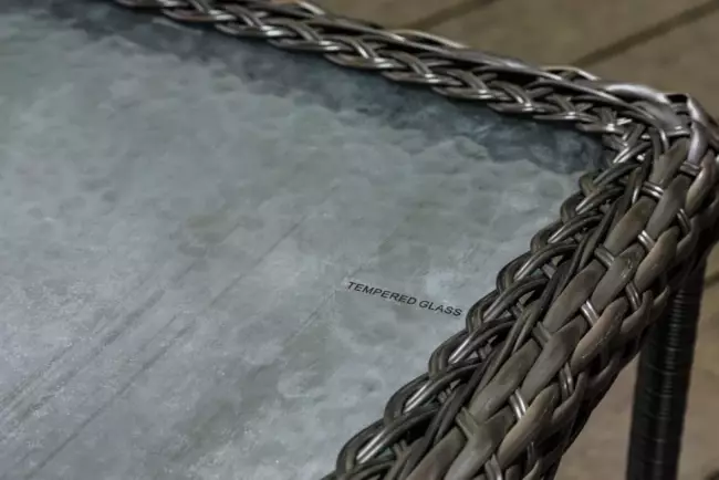 Столик журнальный GIZA (Гиза) 100х71 коричневый из искусственного ротанга