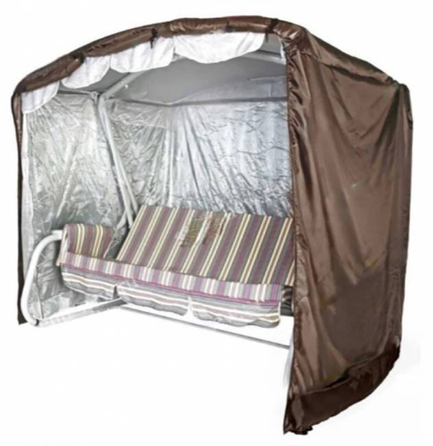 Чехол для садовых качелей Милан/Милан П 220х130х170, шоколад Чехол для садовых качелей Милан/Милан П 220х130х170, шоколад