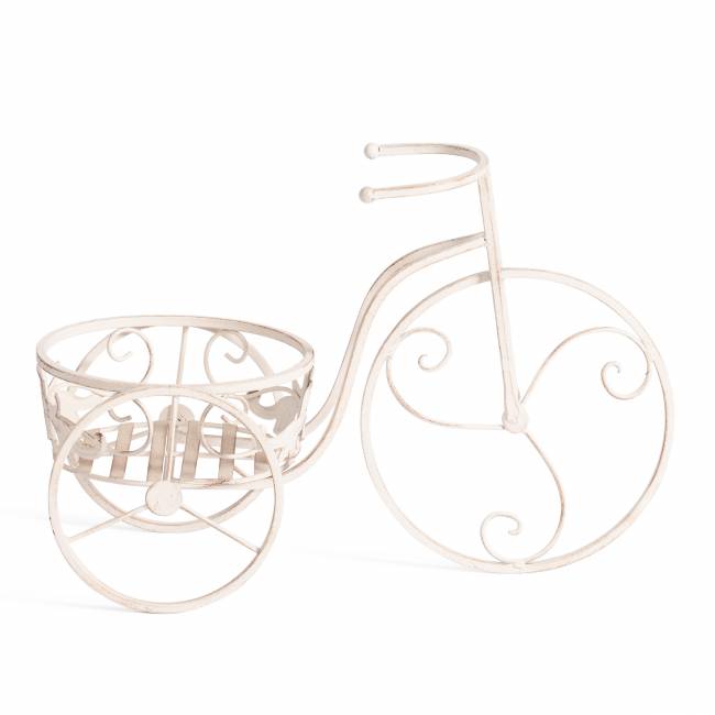 Цветочница Secret de Maison LED ( mod. PL08-10009 ) металл, 55х25х39см, antique white (Комплект из 4 шт.)