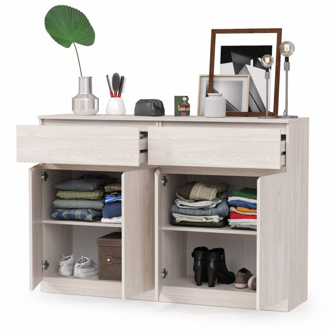 Два комода-тумбы Ника цвет ясень анкор светлый