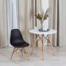 Стул CINDY (EAMES) (mod. 001) / 1 шт. в упаковке дерево бук/металл/сиденье пластик, 51x46x82.5см, черный/black черный/black дерево бук/металл/сиденье пластик