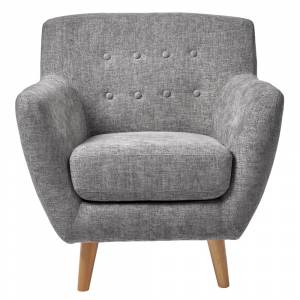 Кресло Picasso серый, шенилл