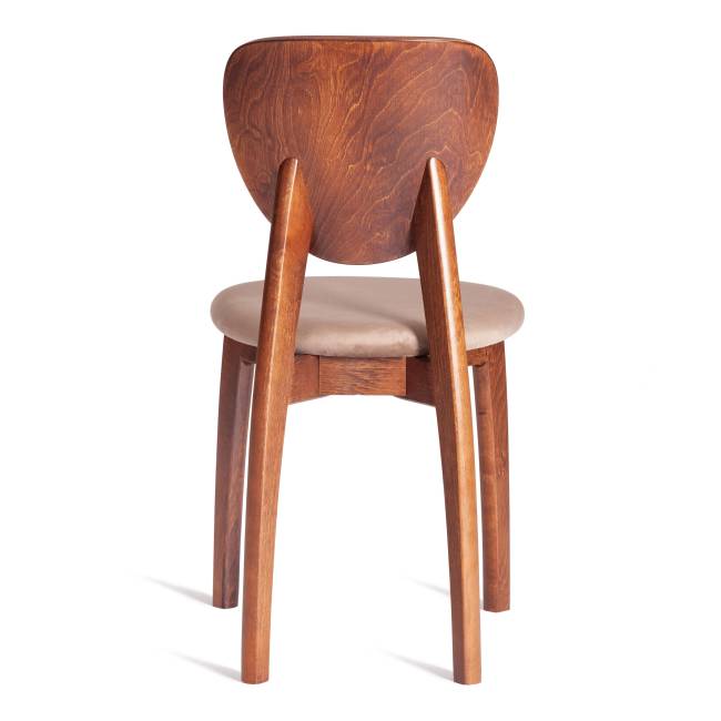 Стул DIAMANTE мягкое сидение / 1 шт. в упаковке бук, 42x42x85см, коричневый, ткань Tenerife Mocco коричневый бук