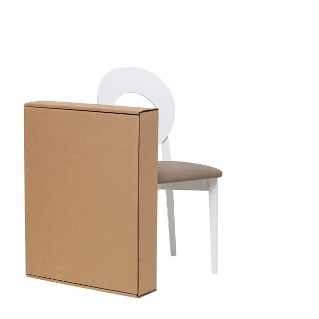 Стул Leset Хьюстон сборный Белый Шоколад Белый