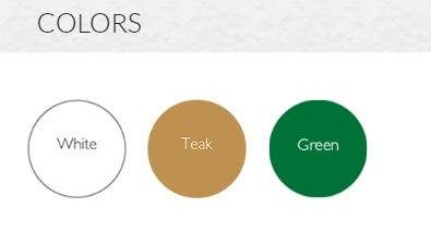 Столик для шезлонга пластиковый Zambak белый 430х430х370 мм