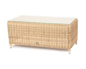 "Кон Панна" столик журнальный из искусственного ротанга, цвет соломенный "Кон Панна" столик журнальный из искусственного ротанга, цвет соломенный