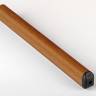 Зонт профессиональный 2.9х2.9 м Astro Timber имитация ироко, черный 2900х2900 мм