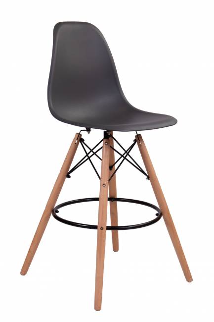 Стул Eames барный, темно-серый