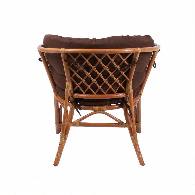 Комплект кофейный из нат. ротанга "Багама S" (2+1), коньяк