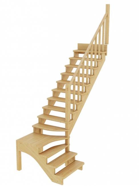 Деревянная лестница К-031м/1