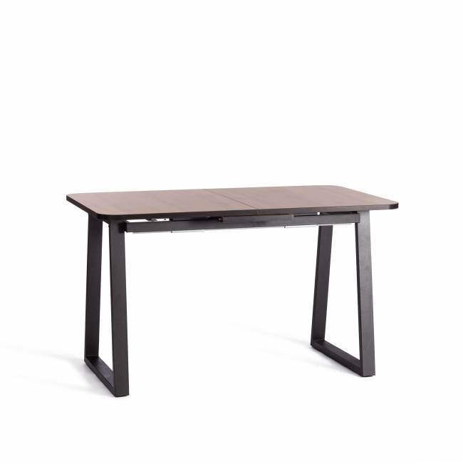 Стол MALTIDO ЛДСП/HPL/металл, 130 х 75+30 х 75 см, Дуб Вотан/чёрный Дуб Вотан/чёрный ЛДСП/HPL/металл