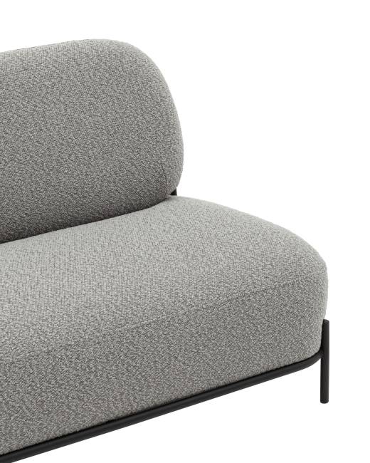 Диван Стоун ткань букле серый