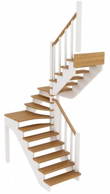 Деревянная лестница К-033м Деревянная лестница К-033м