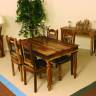 Стол Бомбей 0390-135 палисандр, 135*90*76, натуральный (natural) Natural (натуральный) палисандр