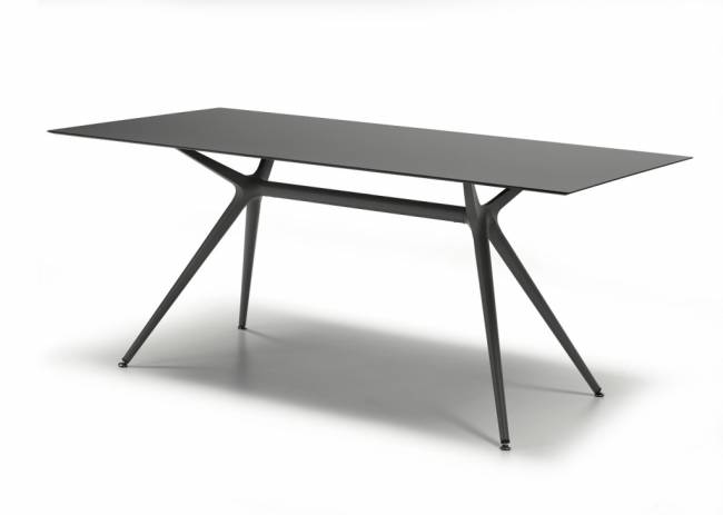 Столешница прямоугольная для подстолья Metropolis L антрацит 1800х900х12 мм Столешница прямоугольная для подстолья Metropolis L антрацит 1800х900х12 мм