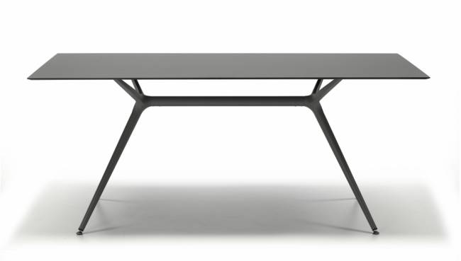 Столешница прямоугольная для подстолья Metropolis L антрацит 1800х900х12 мм Столешница прямоугольная для подстолья Metropolis L антрацит 1800х900х12 мм