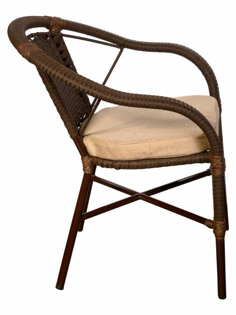 Кресло Denver (Денвер) из искусственного ротанга, орех Кресло Denver (Денвер) из искусственного ротанга, орех