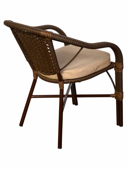 Кресло Denver (Денвер) из искусственного ротанга, орех Кресло Denver (Денвер) из искусственного ротанга, орех