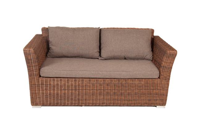"Капучино" диван из искусственного ротанга двухместный, цвет коричневый "Капучино" диван из искусственного ротанга двухместный, цвет коричневый