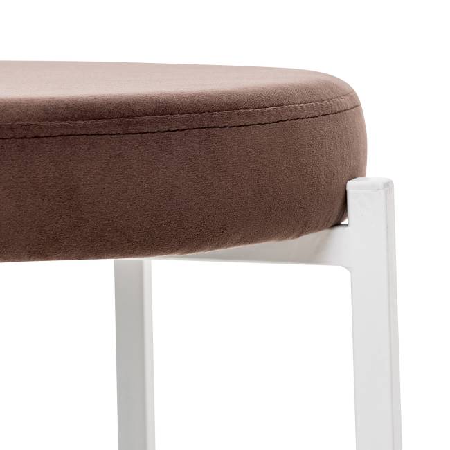 Табурет Leset Авис профиль Ultra Chocolate Белый