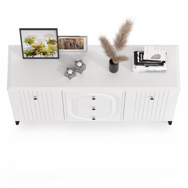 Комод Валенсия 13.309 цвет белый шагрень Комод Валенсия 13.309 цвет белый шагрень