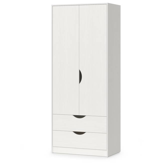 Кровать детская с ящиками со шкафом Уна цвет белый Кровать детская с ящиками со шкафом Уна цвет белый