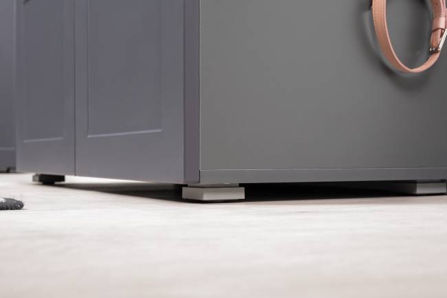 Набор шкафов Остин № 2 цвет серый графит/дуб крафт золотой