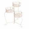Цветочница Secret de Maison TRIO ( mod. PL08-9998 ) металл, 31х23х60см, antique white (Комплект из 2 шт.)