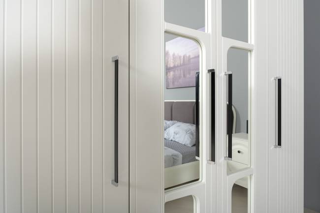 Валенсия Спальня № 31 цвет белый шагрень Валенсия Спальня № 31 цвет белый шагрень