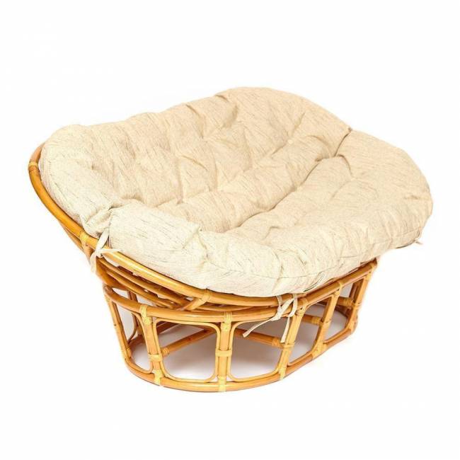 Диван MAMASAN/МАМАСАН 23/02 W /с подушкой/ подушка 182х119 см, 169х102х80 см, Honey (мед), ткань, Старт