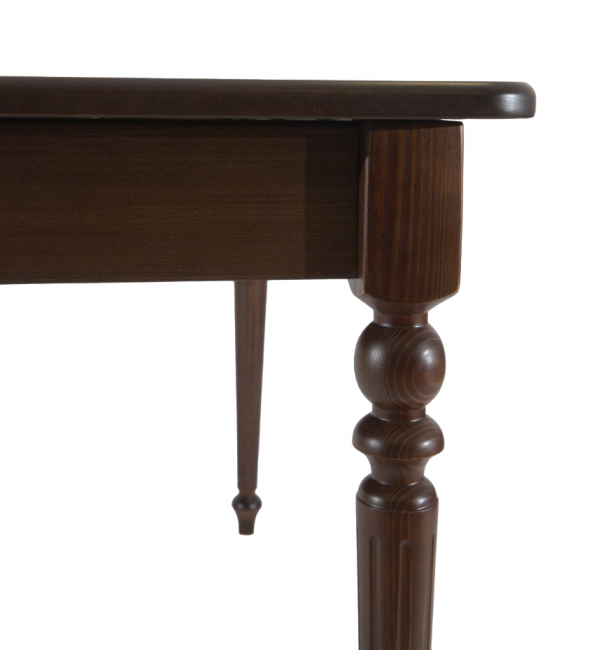 Обеденная группа Вивальди 120 со стульями Миранда орех/ ромб коричневый