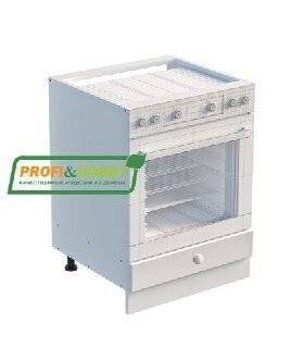 Тумба под духовку 600 х 560 х 720 + выдвижной ящик, сосна, масло