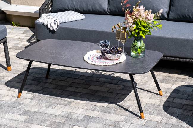 "Верона" лаунж-зона 5-местная плетеная из роупа (веревки), каркас алюминиевый темно-серый, роуп темно-серый "Верона" лаунж-зона 5-местная плетеная из роупа (веревки), каркас алюминиевый темно-серый, роуп темно-серый