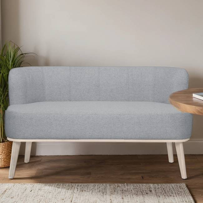 Диван Жирон ткань серый, каркас лак Диван Жирон ткань серый, каркас лак