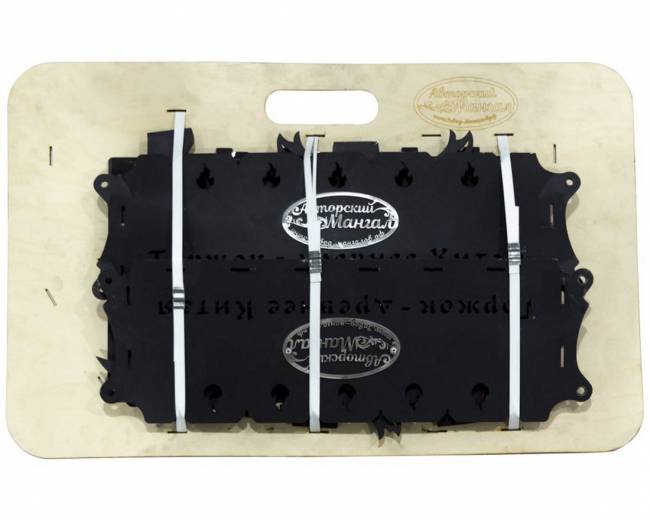 Мангал разборный "Четыре Дракона", сталь AISI304, 3мм Мангал разборный "Четыре Дракона", сталь AISI304, 3мм