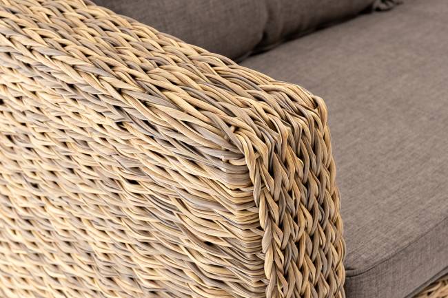 "Капучино" диван из искусственного ротанга (гиацинт) двухместный, цвет соломенный "Капучино" диван из искусственного ротанга (гиацинт) двухместный, цвет соломенный