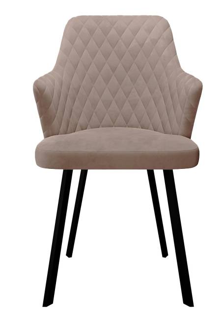 Стул DikLine 245 поворотный, К4 капучино, ножки черные Стул DikLine 245 поворотный, К4 капучино, ножки черные