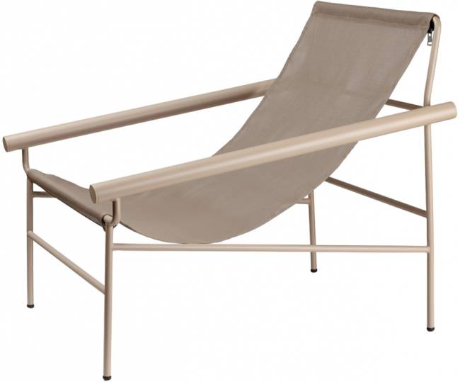Кресло лаунж металлическое Dress Code Basic Outdoor тортора 750х860х745 мм