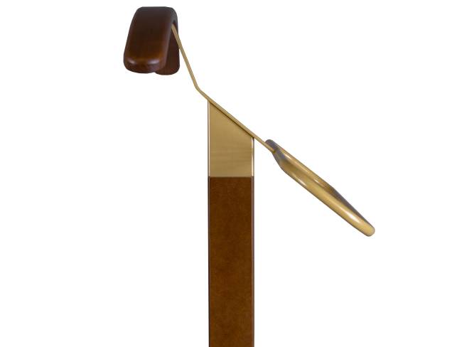 Вешалка костюмная ГАЛАНТ 341 золото/средне-коричневый Вешалка костюмная ГАЛАНТ 341 золото/средне-коричневый