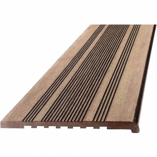 Ступень из ДПК ECODECK, 345*23,5*4000, коричневый