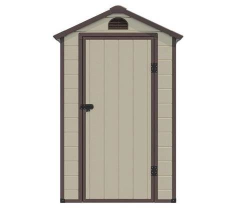 Сарай Wotex Storage-01-1 (бежевый с коричневым) 134x104x204 cм