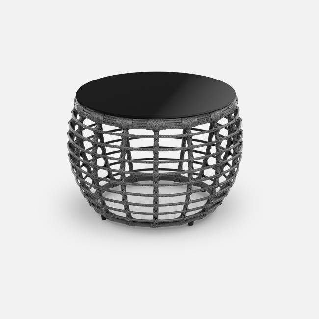 Стол Lotus D780 СТ кофейный (с упаковкой) Чёрный металлик, RAL 9005, CT.Графит Стол Lotus D780 СТ кофейный (с упаковкой) Чёрный металлик, RAL 9005, CT.Графит