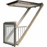 Окно-балкон FAKRO FGH-V P2 Galeria, двустворчатое