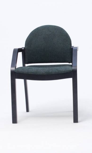 Стул-кресло Джуно 2.0 чёрный/зелёный