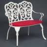 Скамья Secret De Maison Symphonie  алюминиевый сплав, 95х56х92см, butter white butter white алюминиевый сплав